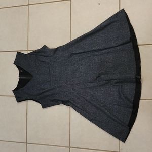 Ann Taylor Womens Dress size 14 Blue fit flare zip back